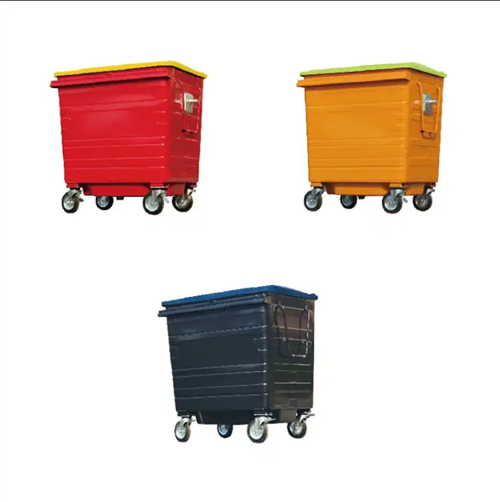 চাকার সঙ্গে আবর্জনা Totes